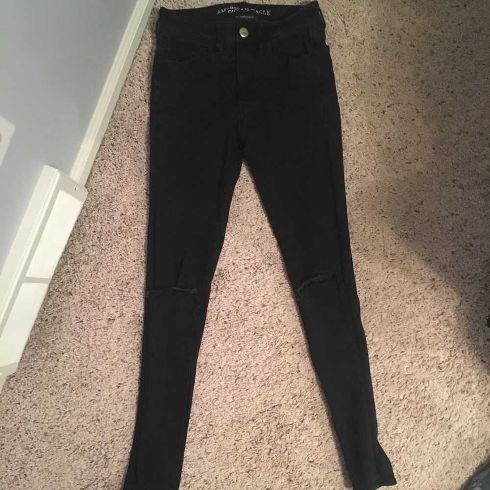 High-rise jegging